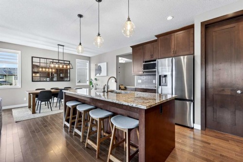 28 Walden View Se, Calgary, AB - Indoor Photo Showing Kitchen With Upgraded Kitchen