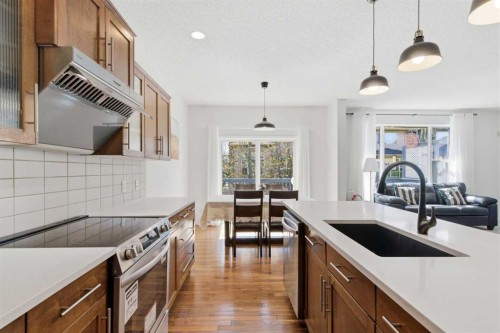 69 Everoak Circle Sw, Calgary, AB - Indoor Photo Showing Kitchen With Upgraded Kitchen
