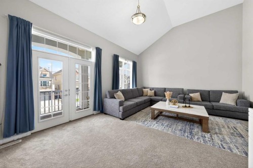 95 Carrington Close Nw, Calgary, AB - Indoor Photo Showing Living Room