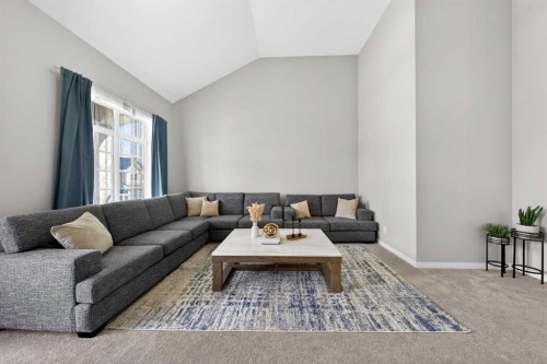 95 Carrington Close Nw, Calgary, AB - Indoor Photo Showing Living Room