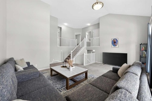 95 Carrington Close Nw, Calgary, AB - Indoor Photo Showing Living Room
