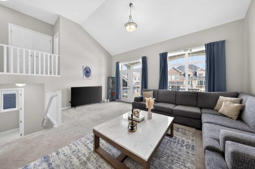 95 Carrington Close Nw, Calgary, AB - Indoor Photo Showing Living Room
