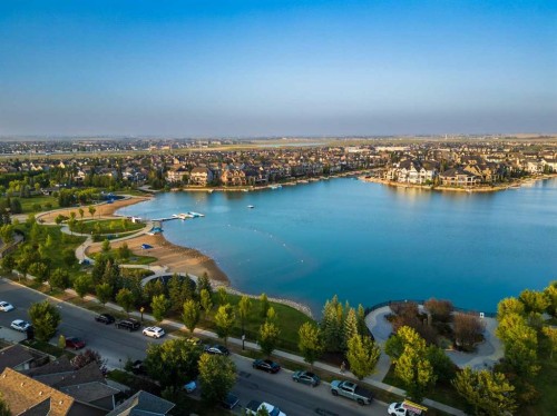 2105-11 Mahogany Row Se, Calgary, AB - Outdoor With Body Of Water With View