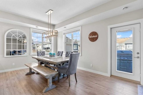306 Cranbrook Walk Se, Calgary, AB - Indoor Photo Showing Dining Room