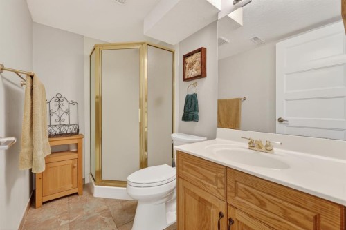 222 Diamond Drive Se, Calgary, AB - Indoor Photo Showing Bathroom