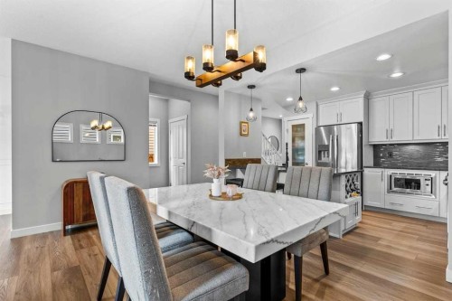 86 Copperpond Heights Se, Calgary, AB - Indoor Photo Showing Dining Room
