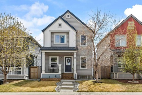 86 Copperpond Heights Se, Calgary, AB - Outdoor With Deck Patio Veranda With Facade
