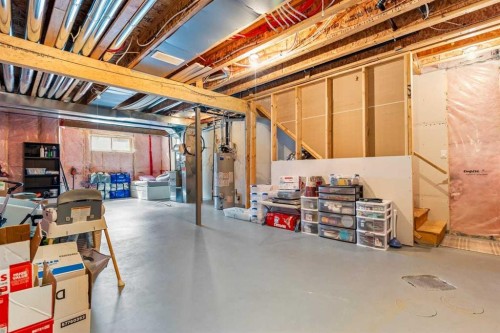 86 Copperpond Heights Se, Calgary, AB - Indoor Photo Showing Basement