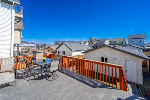 57 Skyview Point Common Ne, Calgary, AB - Outdoor With Deck Patio Veranda With Exterior