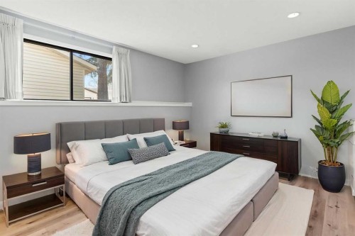 5811 Templehill Road Ne, Calgary, AB - Indoor Photo Showing Bedroom