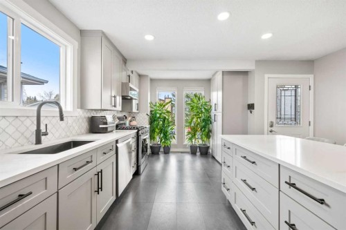 11 Deersaxon Circle Se, Calgary, AB - Indoor Photo Showing Kitchen With Upgraded Kitchen