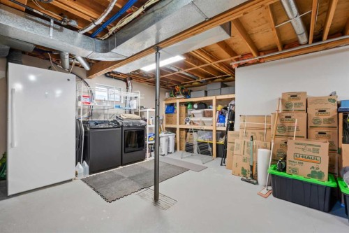 11 Deersaxon Circle Se, Calgary, AB - Indoor Photo Showing Basement