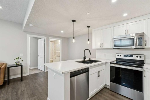 288 Lucas Avenue, Calgary, AB - Indoor Photo Showing Kitchen With Double Sink With Upgraded Kitchen