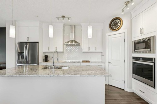 288 Lucas Avenue, Calgary, AB - Indoor Photo Showing Kitchen With Double Sink With Upgraded Kitchen