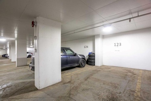 902-123 4 Street Ne, Calgary, AB - Indoor Photo Showing Garage