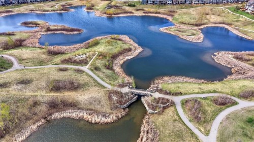 64 Masters Link Se, Calgary, AB - Outdoor With Body Of Water With View