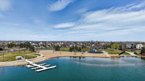 64 Masters Link Se, Calgary, AB - Outdoor With Body Of Water With View