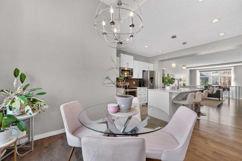 64 Masters Link Se, Calgary, AB - Indoor Photo Showing Dining Room