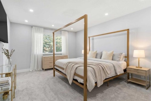 48 Douglas Park Boulevard Se, Calgary, AB - Indoor Photo Showing Bedroom