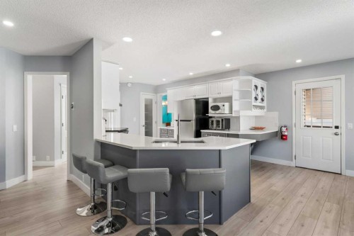 48 Douglas Park Boulevard Se, Calgary, AB - Indoor Photo Showing Kitchen With Upgraded Kitchen