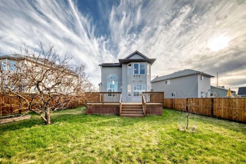 42 Harvest Rose Place Ne, Calgary, AB - Outdoor With Deck Patio Veranda