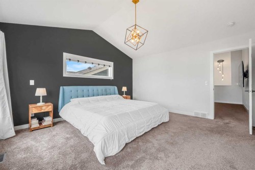 851 Seton Circle Se, Calgary, AB - Indoor Photo Showing Bedroom