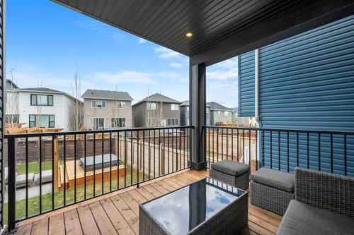851 Seton Circle Se, Calgary, AB - Outdoor With Deck Patio Veranda With Exterior