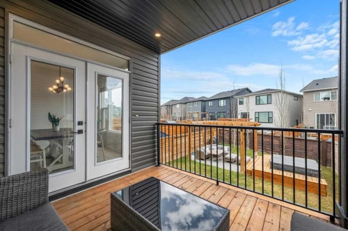 851 Seton Circle Se, Calgary, AB - Outdoor With Deck Patio Veranda With Exterior