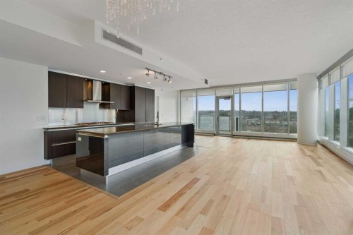 503-433 11 Avenue Se, Calgary, AB - Indoor Photo Showing Kitchen With Upgraded Kitchen