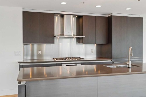 503-433 11 Avenue Se, Calgary, AB - Indoor Photo Showing Kitchen