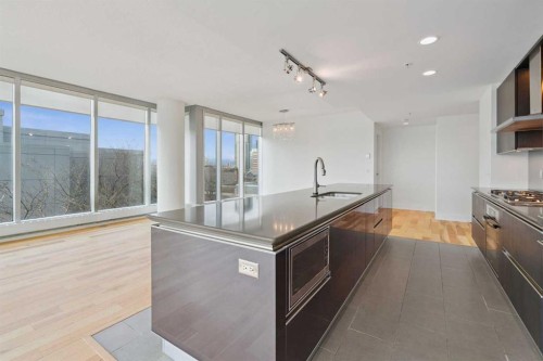 503-433 11 Avenue Se, Calgary, AB - Indoor Photo Showing Kitchen With Upgraded Kitchen