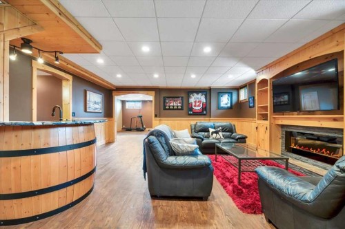 2 Wheatland Green, Strathmore, AB - Indoor With Fireplace