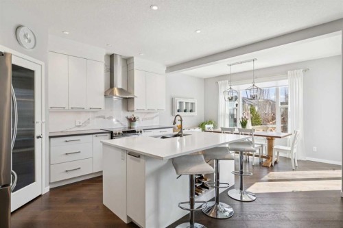 73 Auburn Springs Place Se, Calgary, AB - Indoor Photo Showing Kitchen With Upgraded Kitchen