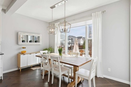 73 Auburn Springs Place Se, Calgary, AB - Indoor Photo Showing Dining Room