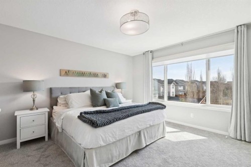 73 Auburn Springs Place Se, Calgary, AB - Indoor Photo Showing Bedroom