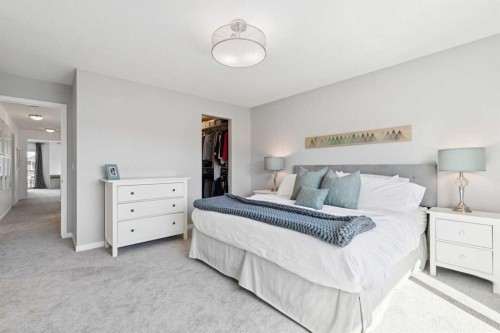 73 Auburn Springs Place Se, Calgary, AB - Indoor Photo Showing Bedroom