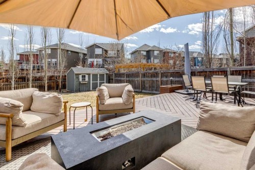 73 Auburn Springs Place Se, Calgary, AB - Outdoor With Deck Patio Veranda With Exterior