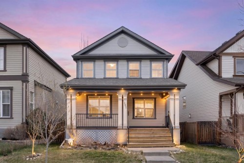 202 Sunset Heights, Cochrane, AB - Outdoor With Deck Patio Veranda