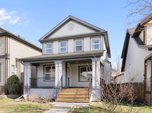 202 Sunset Heights, Cochrane, AB - Outdoor With Deck Patio Veranda