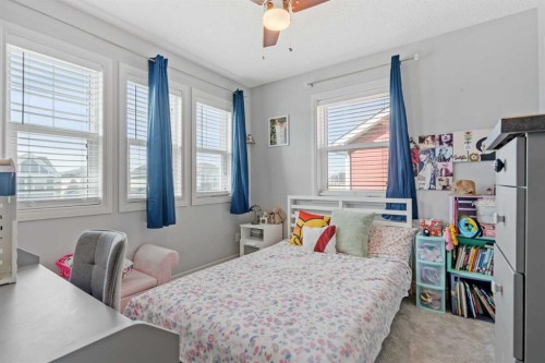 100 Redstone Avenue Ne, Calgary, AB - Indoor Photo Showing Bedroom