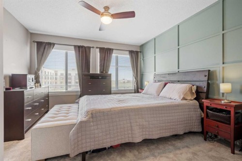 100 Redstone Avenue Ne, Calgary, AB - Indoor Photo Showing Bedroom