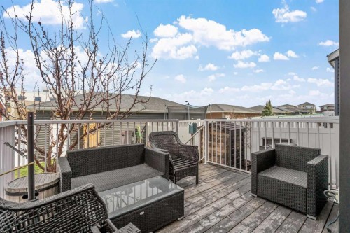 100 Redstone Avenue Ne, Calgary, AB - Outdoor With Deck Patio Veranda With Exterior
