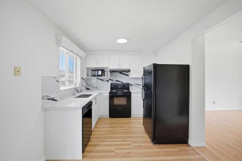 6016 Martingrove Road Ne, Calgary, AB - Indoor Photo Showing Kitchen With Double Sink