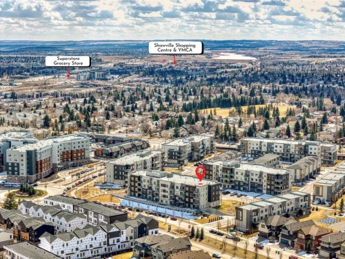 110-660 Shawnee Square Sw, Calgary, AB - Outdoor With View