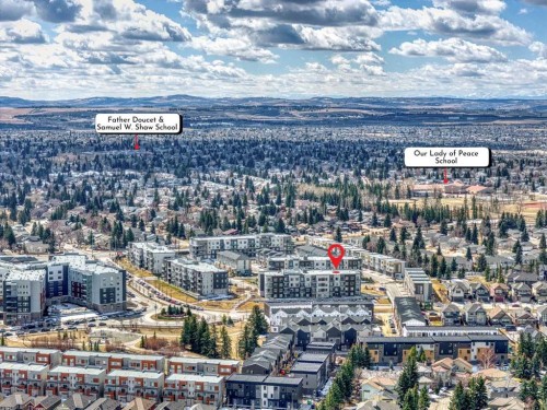 110-660 Shawnee Square Sw, Calgary, AB - Outdoor With View