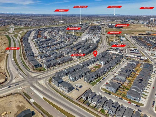 20944 Seton Way Se, Calgary, AB -  With View
