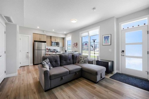 20944 Seton Way Se, Calgary, AB - Indoor Photo Showing Living Room