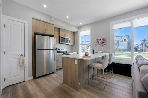 20944 Seton Way Se, Calgary, AB - Indoor Photo Showing Kitchen