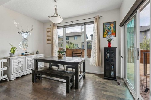 2134 Brightoncrest Common Se, Calgary, AB - Indoor Photo Showing Dining Room