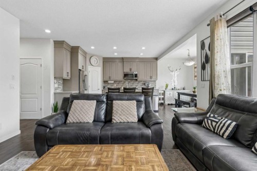 2134 Brightoncrest Common Se, Calgary, AB - Indoor Photo Showing Living Room